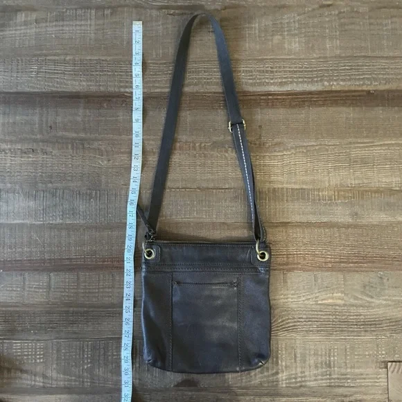 The Sak Kendra Multicolor Patterned Interior Over Shoulder Brown Crossbody Bag - Picture 7 of 9